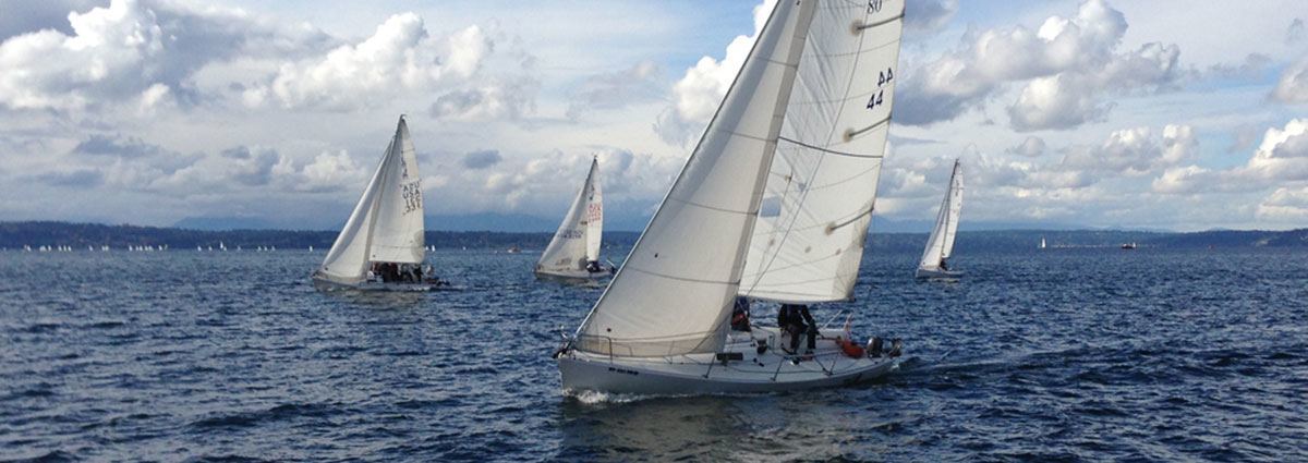 ASA Sailing Lessons: Fun, Safe, Professional. Sailboats Homepage Slide.