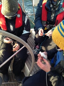 Sail to Suquamish - Lunch at Bella Luna's Pizza - Knot Practice