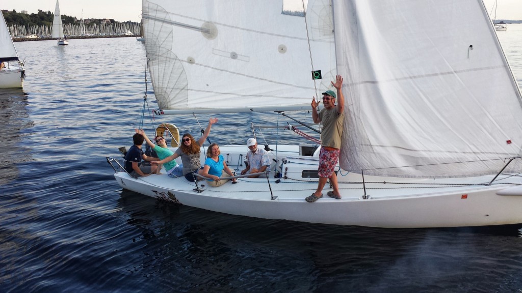 Taj Sailfest on sailboat